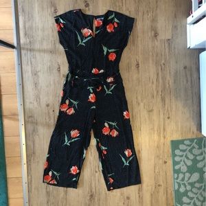 Tulipes printed jumpsuit